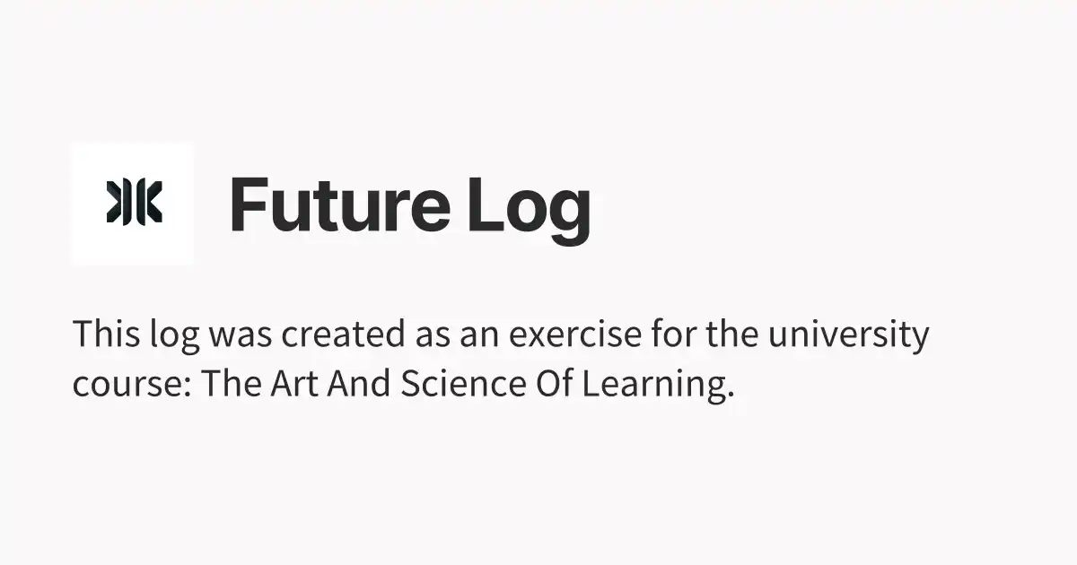 Future Log